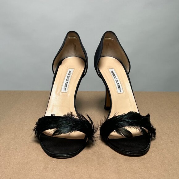 Rare Vintage Manolo Blahnik black high heels - Picture 5 of 6